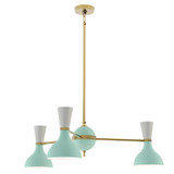 Mid. Chandeliers Metal Shade by Robert Abbey ( 165 | MN03LY Clare ) 