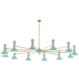 Large Chandeliers Metal Shade by Robert Abbey ( 165 | MN12LY Clare ) 