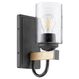 Sconces Single Glass by Quorum ( 19 | 5140-1-69 5140 Pepper Glass Lighting Series ) 