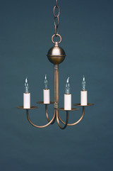 Mini Chandeliers Candle by Northeast Lantern ( 196 | 904-AB-LT4 Chandelier ) 