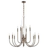 Mid. Chandeliers Candle by Quorum ( 19 | 6223-12-81 SUMMIT ) 