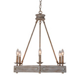 Mid. Chandeliers Candle by Terracotta Designs ( 374 | H8201-6 Charlotte ) 