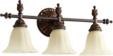 Bathroom Fixtures Three Lights by Quorum ( 19 | 5157-3-44 Rio Salado ) 