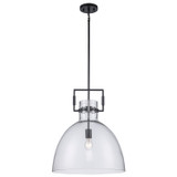 Pendants Glass Down by Trans Globe Imports ( 110 | PND-2229 BK Ameranth ) 