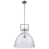 Pendants Glass Down by Trans Globe Imports ( 110 | PND-2229 BN Ameranth ) 