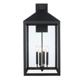 Exterior Wall Mount by Trans Globe Imports ( 110 | 51534 BK Tempest ) 
