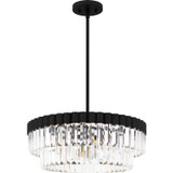 Mini Chandeliers Glass Shade by Quoizel ( 10 | QP6742MBK Quoizel Pendant ) 