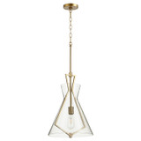 Pendants Glass Down by Quorum ( 19 | 8426-80 8426 Pendants ) 