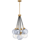 Mid. Chandeliers Glass Down by Quoizel ( 10 | QP6749BWS Quoizel Pendant ) 
