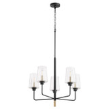 Mid. Chandeliers Glass Up by Quorum ( 19 | 625-5-6980 Dalia ) 