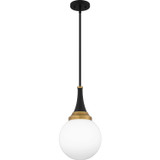 Mini Pendants Glass Down by Quoizel ( 10 | QP6758MBK Quoizel Pendant ) 