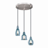Mini Pendants 3 Light Cluster by Vaxcel ( 63 | P0250 Millie ) 
