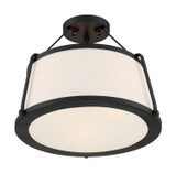 Semi-Flush Mts. Drum Shade by Nuvo Lighting ( 72 | 60-6998 Cutty ) 
