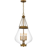 Foyer/Hall Lanterns Glass w/Frame by Quoizel ( 10 | QP6803WS Quoizel Pendant ) 