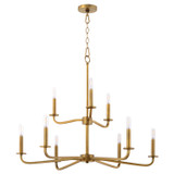 Mid. Chandeliers Candle by Quorum ( 19 | 6307-9-47 Rutherford ) 