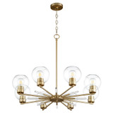 Mid. Chandeliers Glass Up by Quorum ( 19 | 6317-8-80 VolÃ¡n ) 