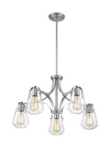 Mid. Chandeliers Glass Down by Nuvo Lighting ( 72 | 60-7115 Skybridge ) 