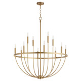 Large Chandeliers Candle by Quorum ( 19 | 6374-12-80 Tribute ) 