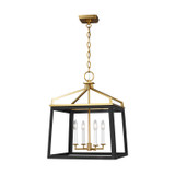 Foyer/Hall Lanterns Open Frame by Visual Comfort Studio ( 454 | CC1554MBKBBS Carlow ) 