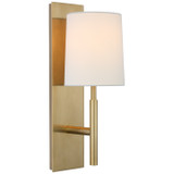 Sconces Single Candle by Visual Comfort Signature ( 268 | BBL 2172SB-L Clarion ) 