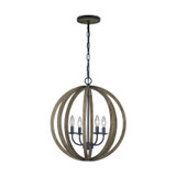 Mid. Chandeliers Sphere by Visual Comfort Studio ( 454 | F2935/4WOW/AF Allier ) 
