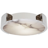 Flush Mounts Bowl Style by Visual Comfort Signature ( 268 | KW 4016PN-ALB Melange ) 