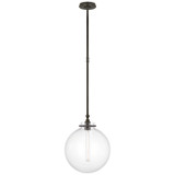 Pendants Glass Down by Visual Comfort Signature ( 268 | CHC 5542BZ-CG Parkington ) 