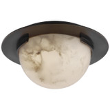 Flush Mounts Bowl Style by Visual Comfort Signature ( 268 | KW 4017BZ-ALB Melange ) 