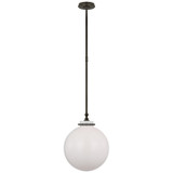 Mini Pendants Glass Down by Visual Comfort Signature ( 268 | CHC 5542BZ-WG Parkington ) 