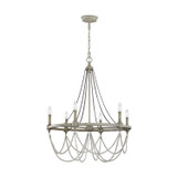 Mid. Chandeliers Candle by Visual Comfort Studio ( 454 | F3132/6FWO/DWW Beverly ) 