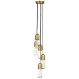 Mini Chandeliers Multi-Port/Cascade by Visual Comfort Signature ( 268 | TOB 5646HAB-CG-5 Junio ) 