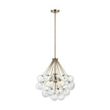 Mid. Chandeliers Glass Down by Visual Comfort Studio ( 454 | 6514303-848 Bronzeville ) 