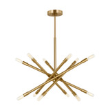 Mid. Chandeliers Starburst by Visual Comfort Studio ( 454 | CC16712BBS Eastyn ) 