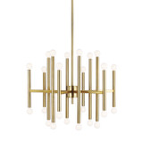 Mid. Chandeliers Candle by Visual Comfort Studio ( 454 | TC10624BBS Beckham Modern ) 