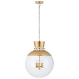 Pendants Glass Down by Visual Comfort Signature ( 268 | JN 5052G/WHT-CG Lucia ) 