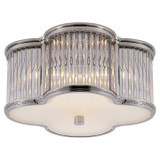 Flush Mounts Drum Shade by Visual Comfort Signature ( 268 | AH 4014PN/CG-FG Basil ) 
