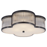 Flush Mounts Drum Shade by Visual Comfort Signature ( 268 | AH 4015GM/CG-FG Basil ) 