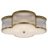 Flush Mounts Drum Shade by Visual Comfort Signature ( 268 | AH 4015NB/CG-FG Basil ) 