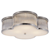 Flush Mounts Drum Shade by Visual Comfort Signature ( 268 | AH 4015PN/CG-FG Basil ) 