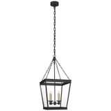 Foyer/Hall Lanterns Glass w/Frame by Visual Comfort Signature ( 268 | CHC 5611BZ-CG Launceton ) 