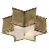 Flush Mounts Drum Shade by Visual Comfort Signature ( 268 | AH 4016NB-FG Sophia ) 