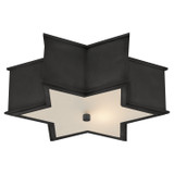 Flush Mounts Drum Shade by Visual Comfort Signature ( 268 | AH 4017GM-FG Sophia ) 