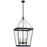 Foyer/Hall Lanterns Glass w/Frame by Visual Comfort Signature ( 268 | CHC 5612BZ-CG Launceton ) 
