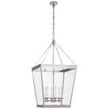 Foyer/Hall Lanterns Glass w/Frame by Visual Comfort Signature ( 268 | CHC 5612PN-CG Launceton ) 