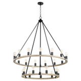 Large Chandeliers Ring/Halo by Quorum ( 19 | 64-24-6941 Paxton ) 