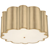 Flush Mounts Drum Shade by Visual Comfort Signature ( 268 | AH 4021G-FA Markos ) 