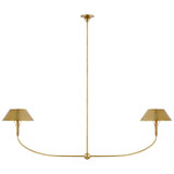 Linear/Island 2 Light Bar by Visual Comfort Signature ( 268 | TOB 5728HAB-HAB Turlington ) 