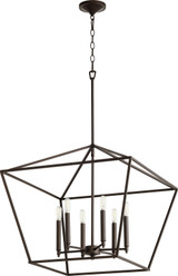 Mid. Chandeliers Candle by Quorum ( 19 | 644-6-86 Gabriel ) 