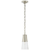 Mini Pendants Glass Down by Visual Comfort Signature ( 268 | TOB 5751PN-CG Robinson ) 