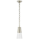 Mini Pendants Glass Down by Visual Comfort Signature ( 268 | TOB 5751PN-SG Robinson ) 